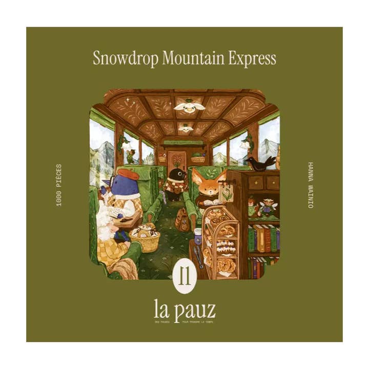 Puzzle Snowdrop Mountain Express – La Pauz – 1000 pieces for wholesale by Trevell