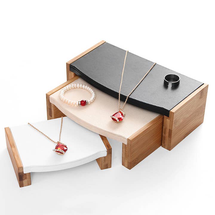 Zakka - Wholesale Jewelry Stand & Display - Set of 3 Premium Quality Jewelry Riser Stands Display