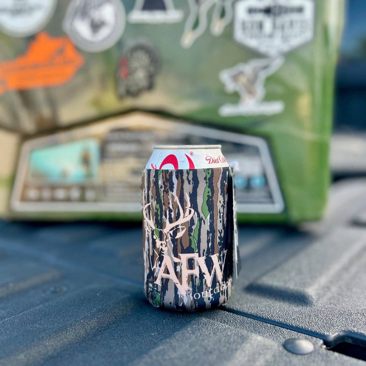 American Flyway Waterfowl – wholesale Drinkkramare – Buck Logo Dryckeshållare - Vanlig Burk0