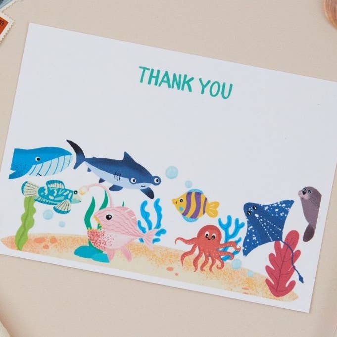 Postcards Set of 8 Seaworld Thank You Postcard Set for wholesale by Sjstationery