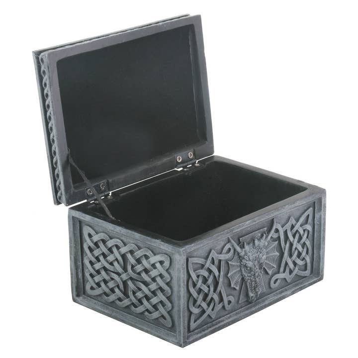 Pacific Trading - Wholesale Decorative Box - Dragon Celtic Jewelry Box2