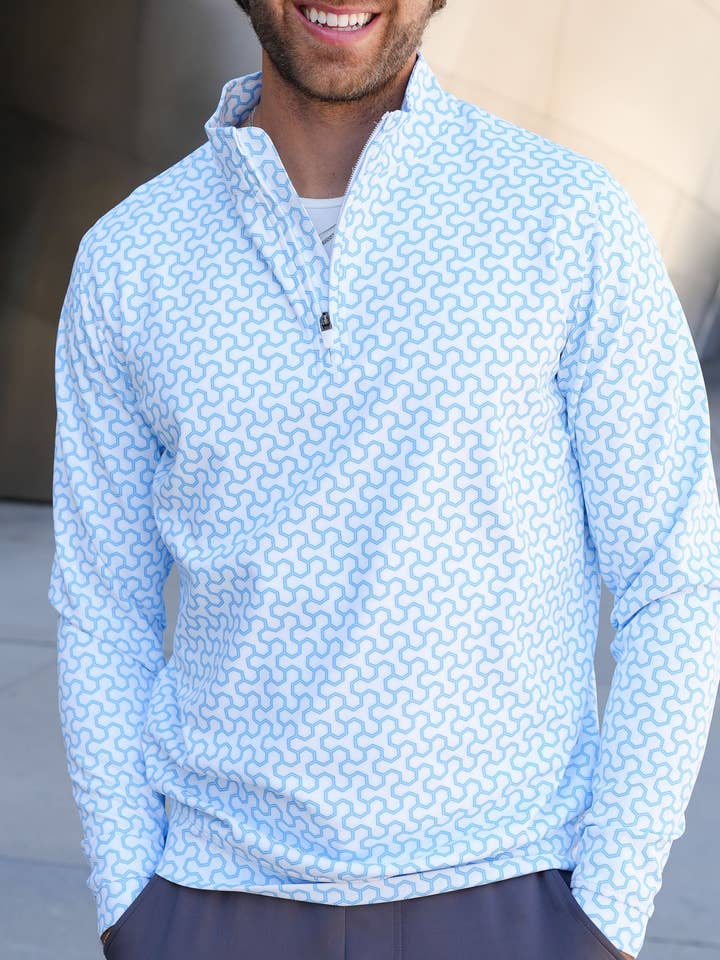 USA Palm - Wholesale Sweatshirt - Unisex - Cloud 1/4 Zip2