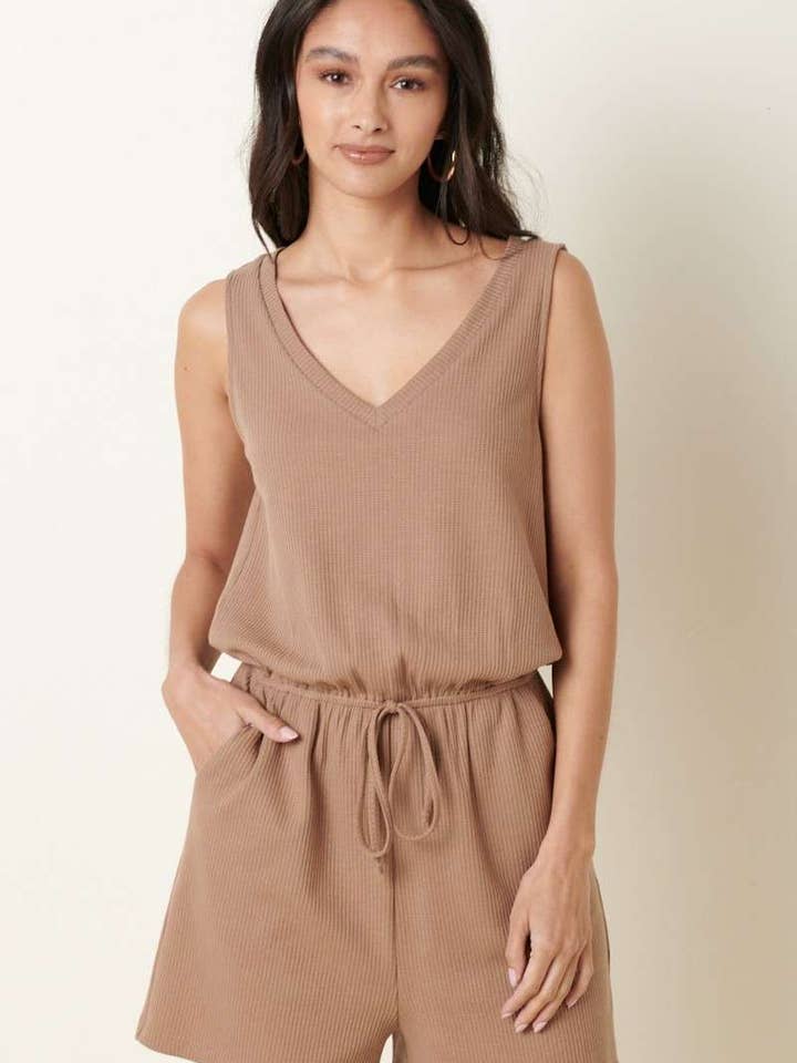 H30271-TERMISK V-RINGAD ROMPER för wholesale av mittoshop