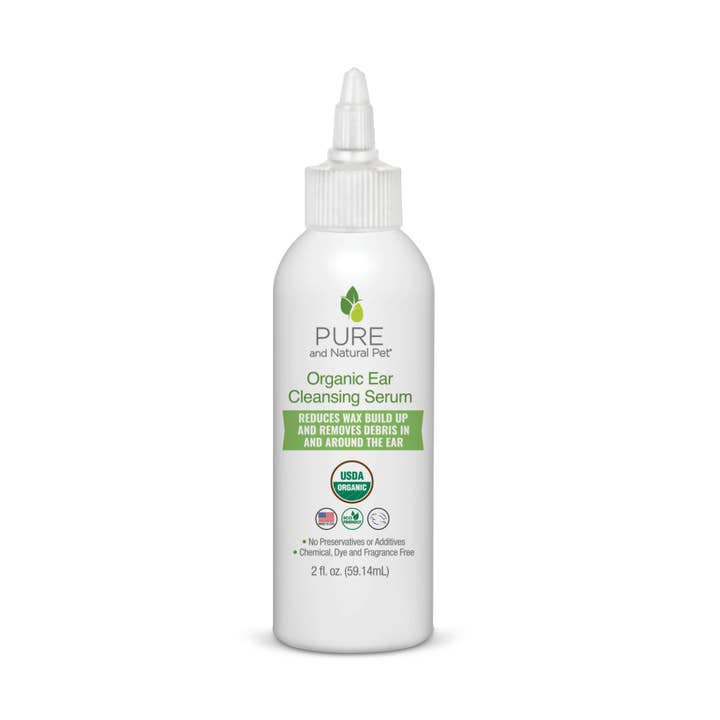 Ear Cleansing Serum for Dogs for wholesale by Pure and Natural Pet