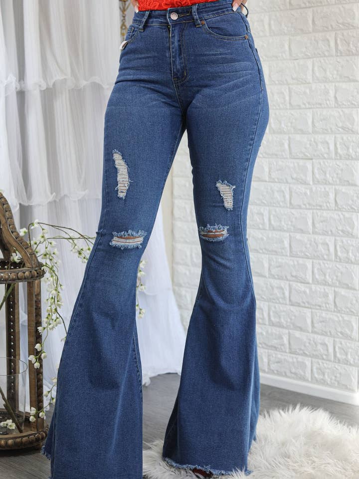 Gör det Flare Bell bottnar Jeans för wholesale av SurelyMine