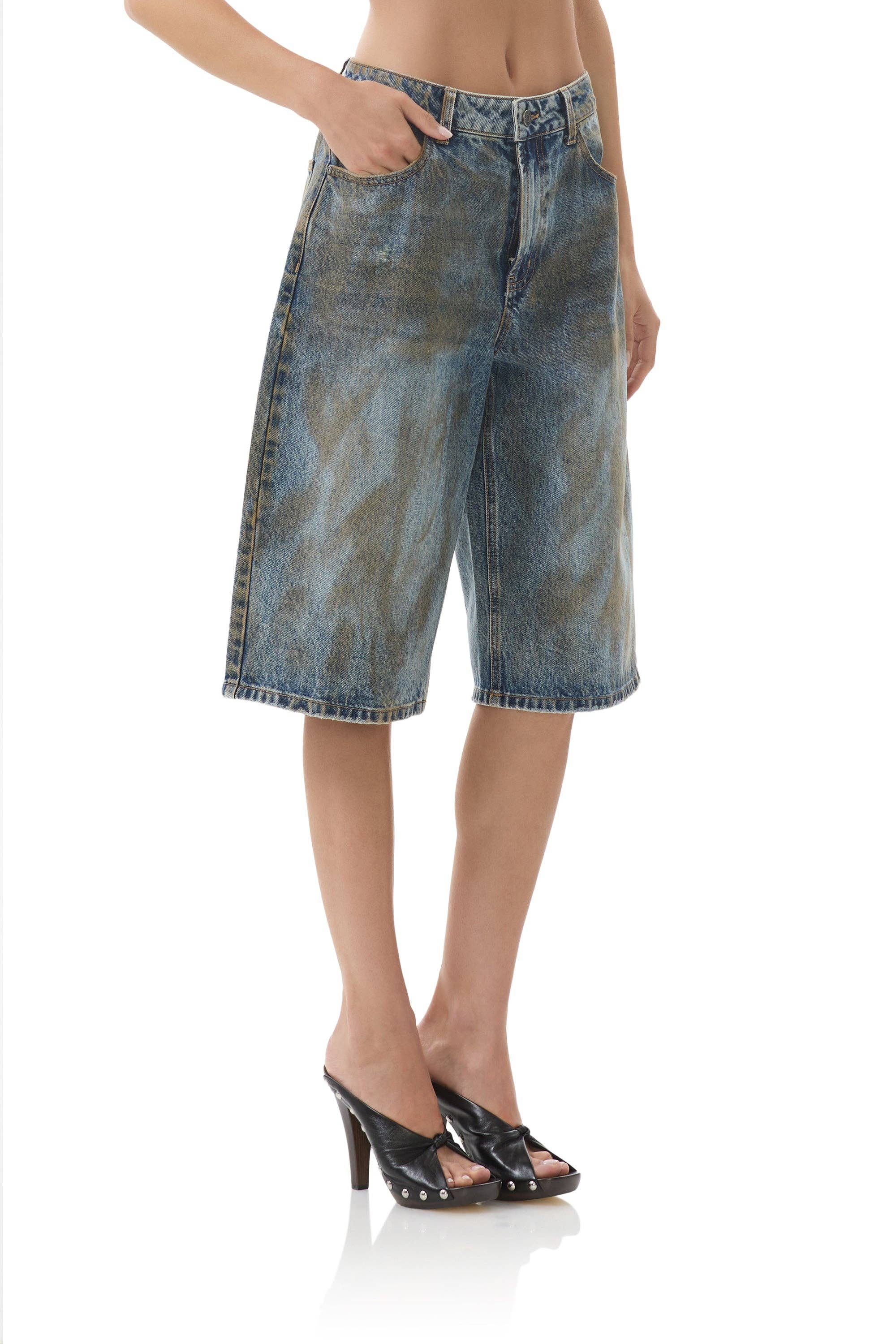 Derby Baggy Jorts - Dusty Tint Wash for wholesale on Faire1