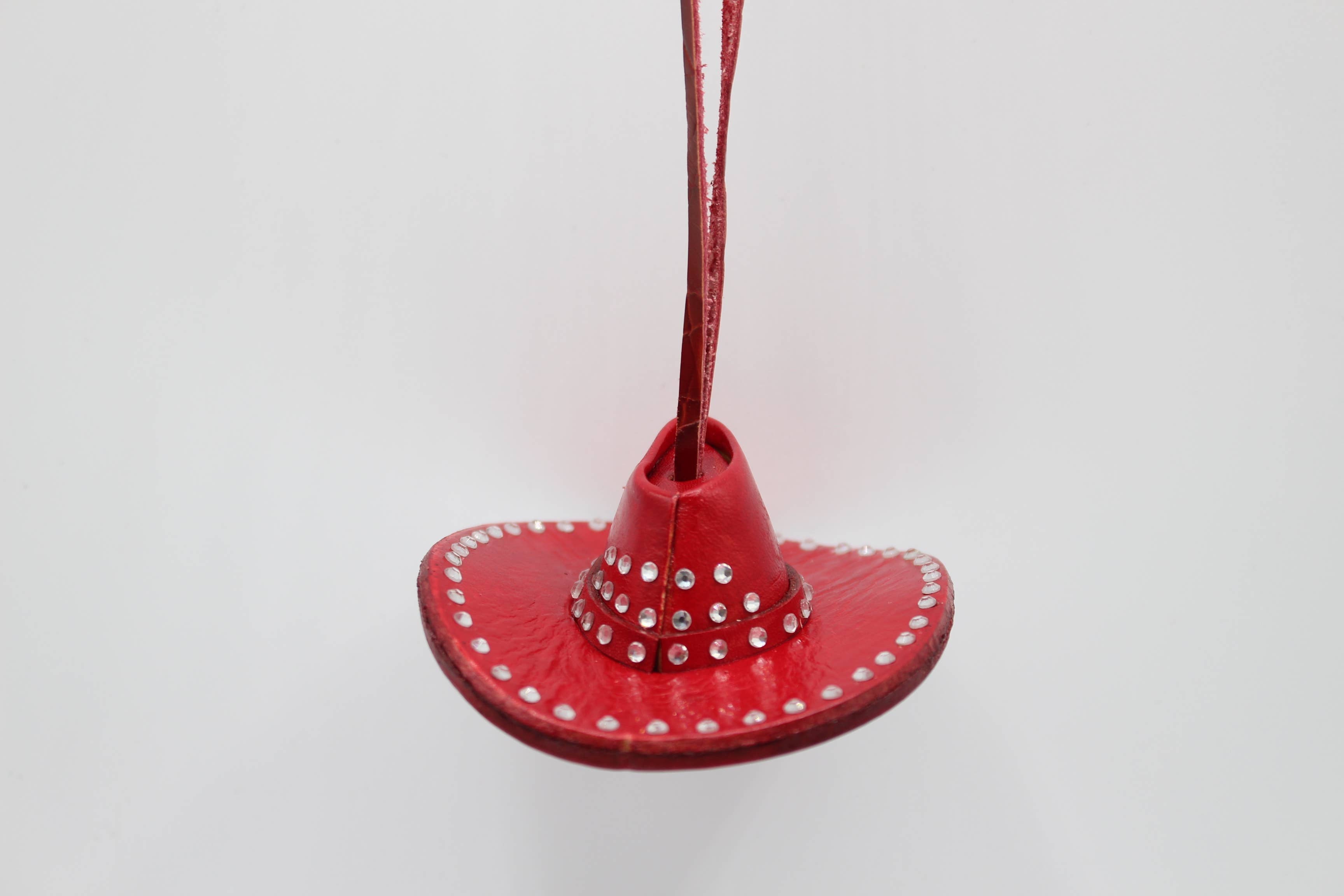 Sunflower Handmade leather inc - Wholesale Ornamentset - 12 stuks westerse lederen artikelen ornamenten cowboylaarzen hoeden et12