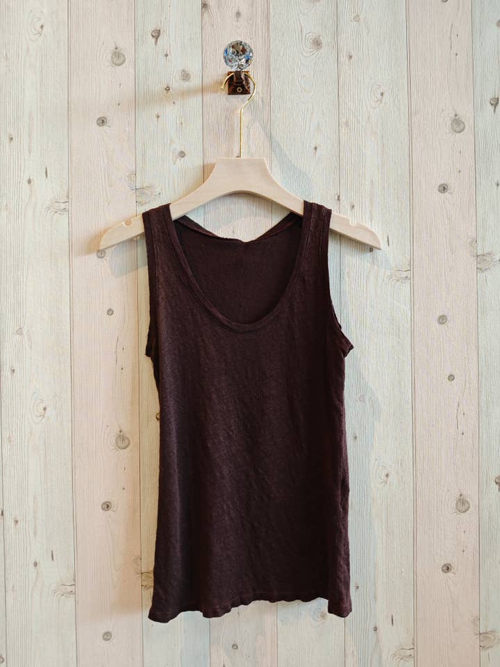 Linen & More - Wholesale T-Shirt - Women's - REF 3981 BASIC STRETCH LINEN T-SHIRT 100%6
