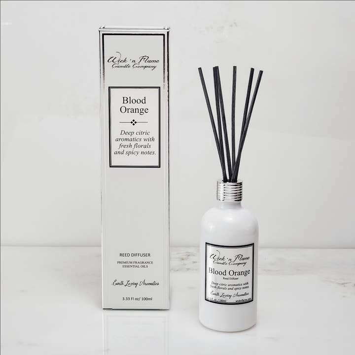 Blood Orange Reed Diffuser for wholesale by Wick 'n Flame Candle Company