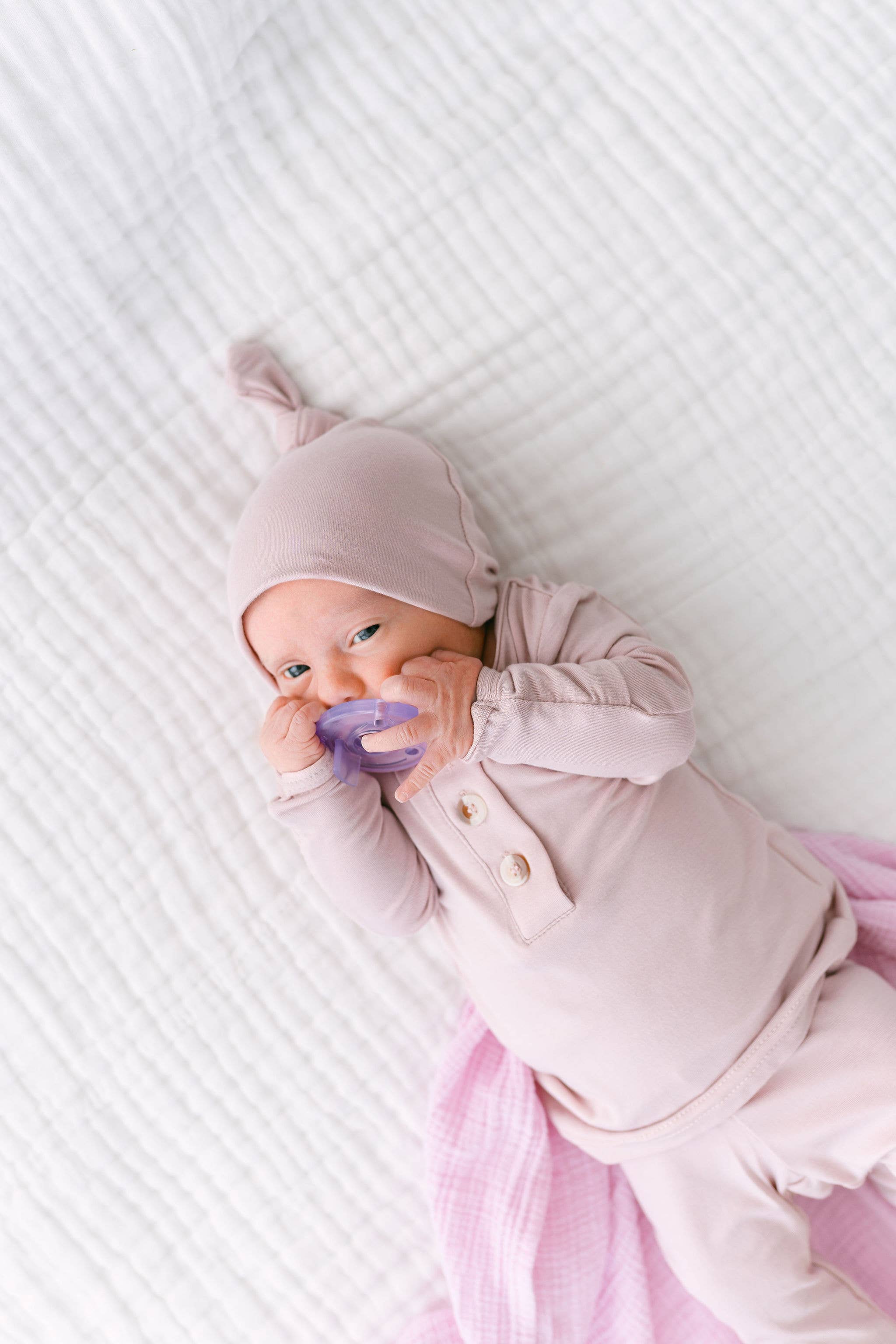 Stroller Society - Wholesale Clothing Set - Baby - Top & Bottom Baby Clothing Outfit - Dusty Rose4