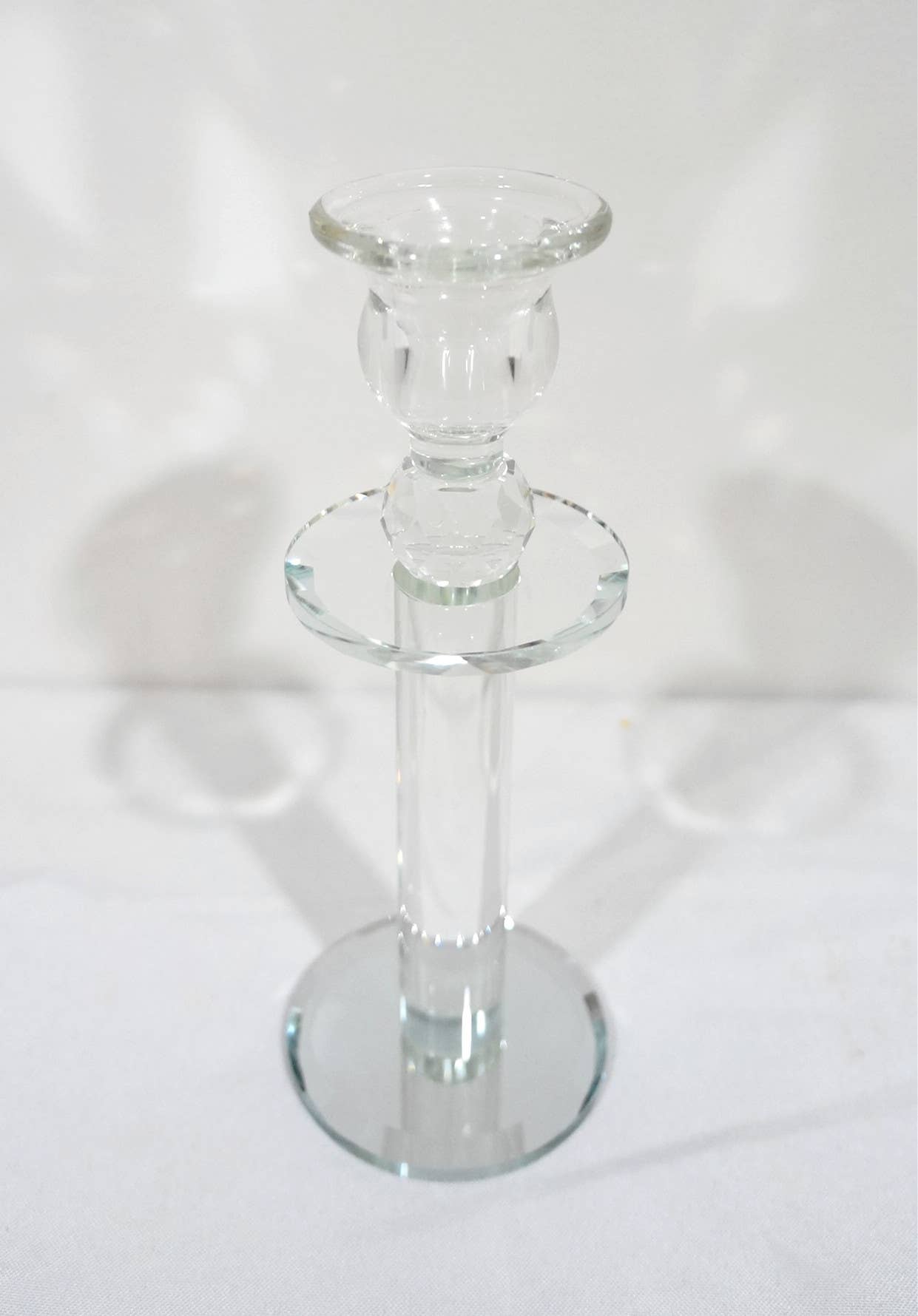 Sweet Home Deco – wholesale Candle holder – Glass Candleholders, Candlesticks, for Wedding/Event, Clear1