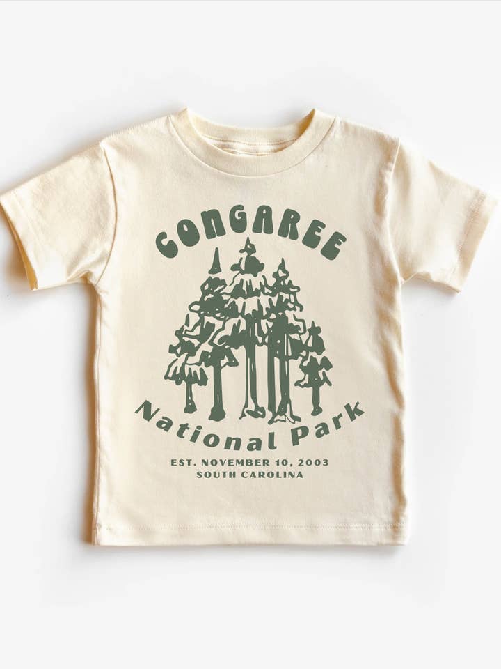 Maglietta per giovani del Parco Nazionale Congaree South Carolina per la vendita all'ingrosso da parte di Lumiere Vive