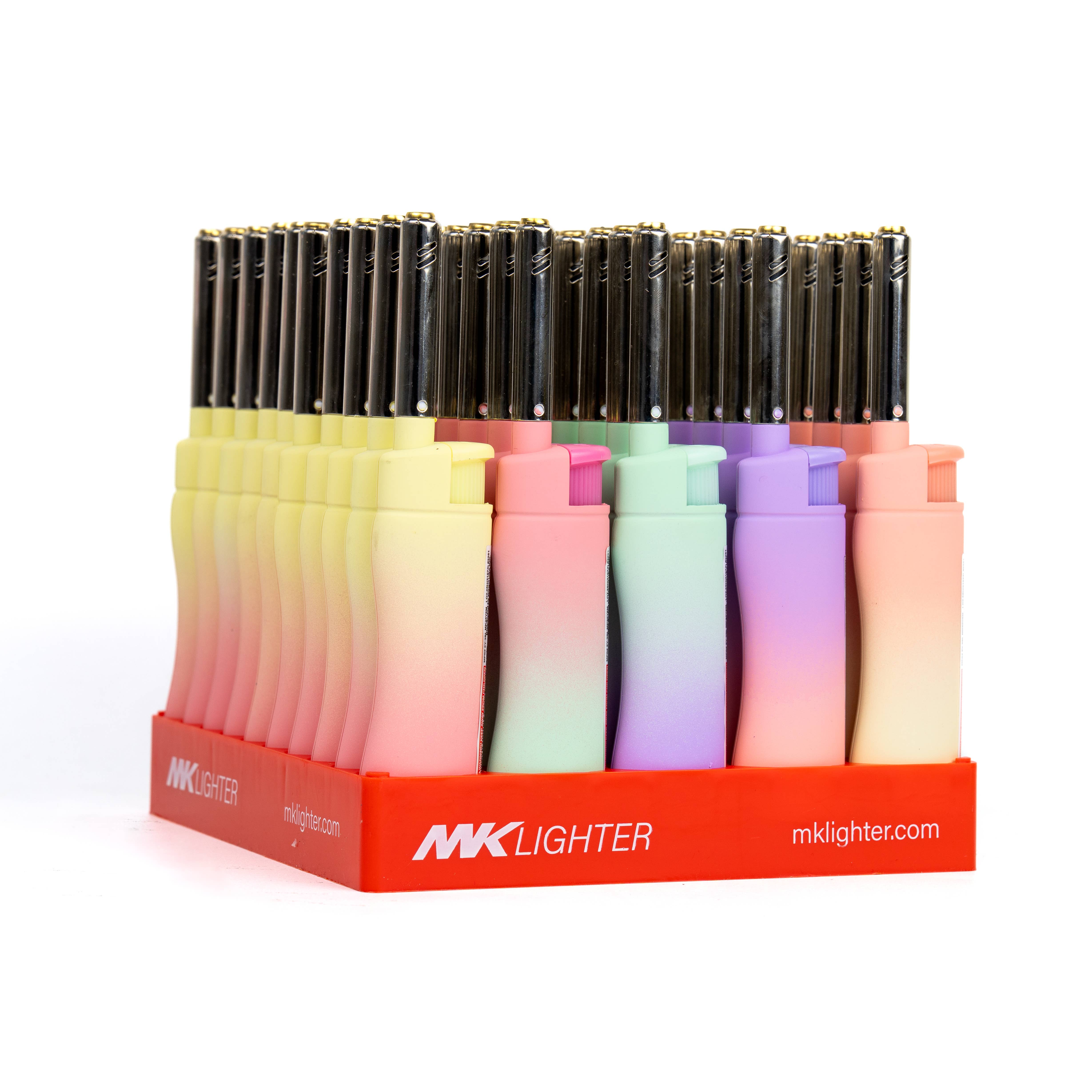 MK Lighter Company - Venta al por mayor Encendedor - Serie MK Lighter Range, Set Dreamy, Llama a prueba de viento 50PC5