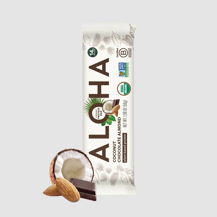 Coconut Chocolate Almond Protein Bar for wholesale by Aloha