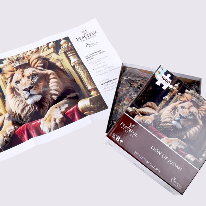 Swanson Christian Products - Wholesale Puzzle - Adult - Puzzle Lion of Judah 1000PCS4