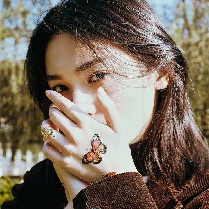 PAPERSELF - Venta al por mayor Tatuajes temporales - Adhesivos Tatuajes Temporales Mariposas