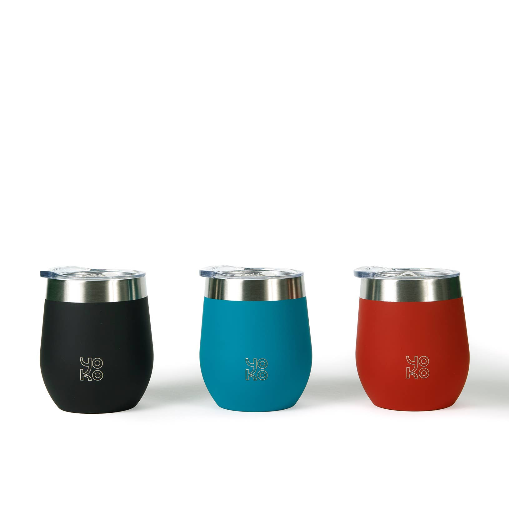 YOKO DESIGN – wholesale Isolerade dryckesvaror – Isolerad mugg med lock 250 ml röd2