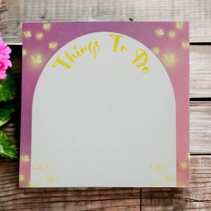 Cosas que hacer: Mystic Mushrooms Sticky Note 3x3 para venta al por mayor de Planty'tude