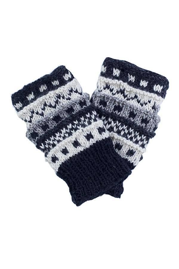 Lakhays Collection Inc. - Wholesale Hand Warmer - Winter Hand-Knit Wool Unisex Handwarmer Fingerless Gloves7