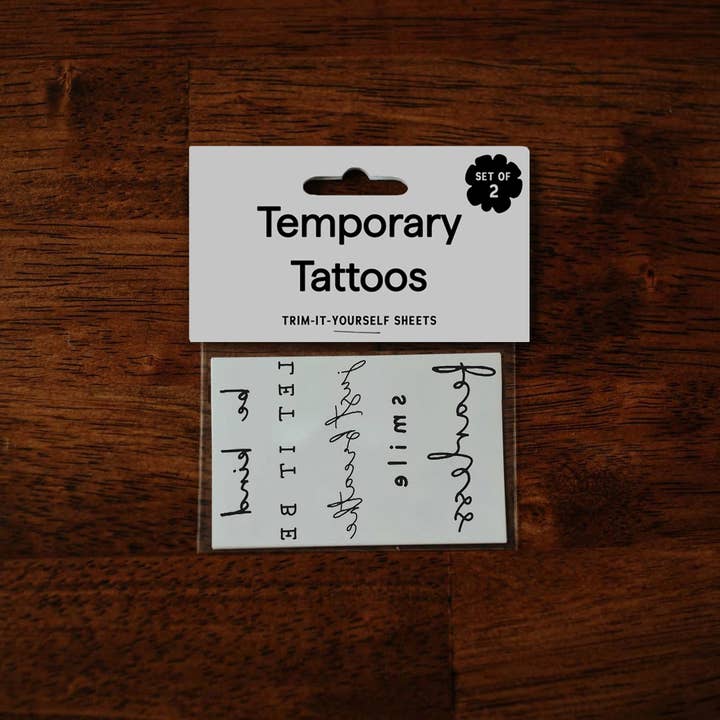 Saint Tattoos - Wholesale Temporary Tattoo - Self Love Affirmation Temporary Tattoos