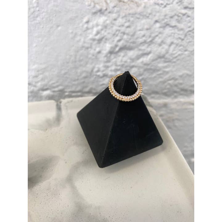 Zahav Jewelry - Wholesale Multi-Stone Ring - 14kt Solid Gold Septum Ring, Daith Piercing, Nose Hoop2