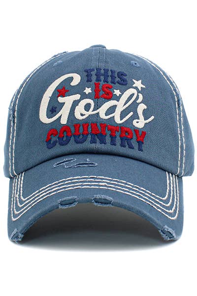 Your Fashion Wholesale - Wholesale Baseball Cap - Women's - This is God's Country Hat3