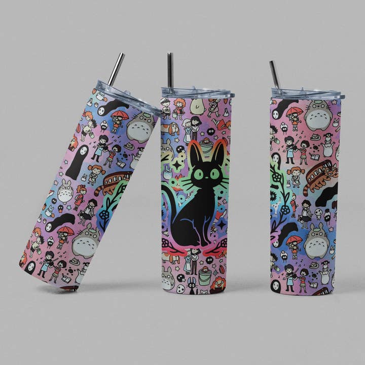 Gobelet inspiré de l'anime Gigi Cat and Company pour la vente par The Geek Boutique