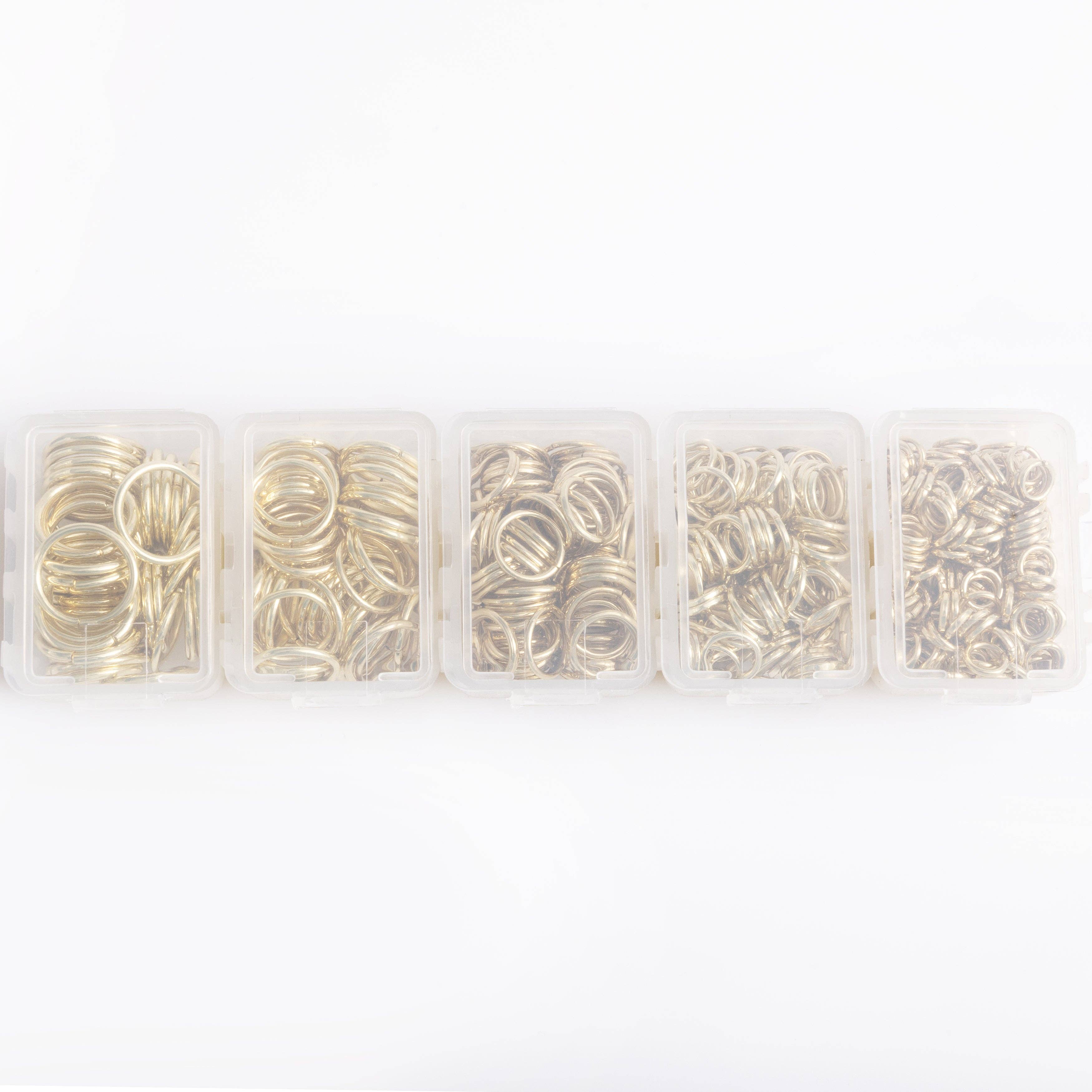 Jewelry Made by Me - Wholesale DIY Craft Kit - Gold Essential Jump Rings, 700pcs2