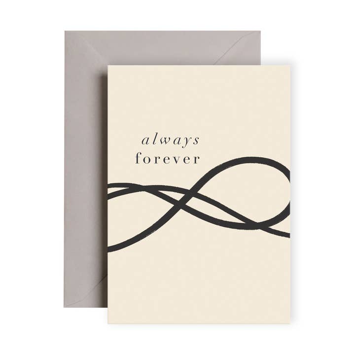 Carte Always Forever | Cartes d'anniversaire | Saint-Valentin pour la vente par I am Roxanne