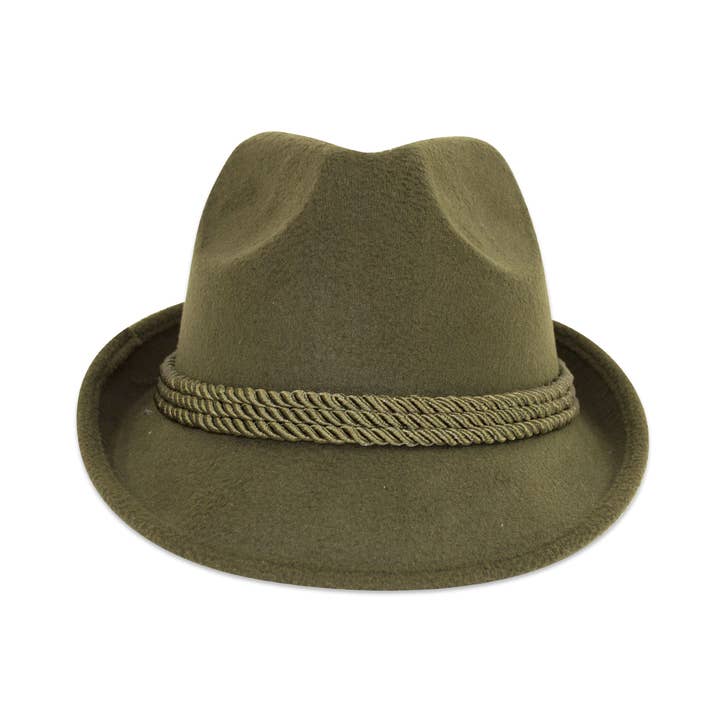 European Heritage Gifts - Wholesale Fedora - Unisex - Deluxe Green German Fedora Hat2