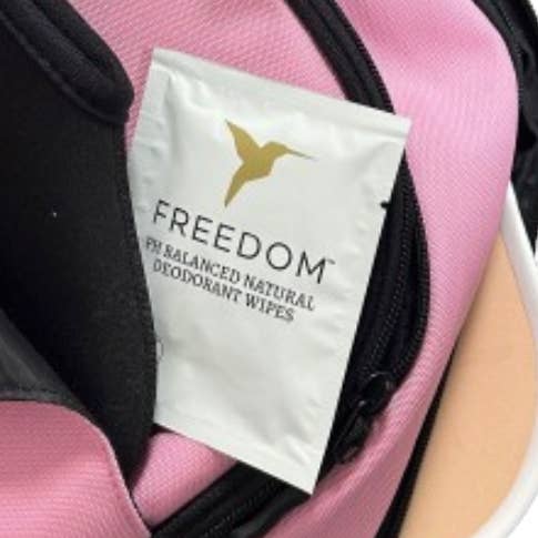 Whole body PH-balanced Deodorant Wipes for wholesale by FREEDOM Natural