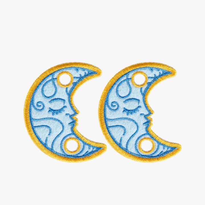 Heavenly Blue Celestial Moon Charms for wholesale by C7skates
