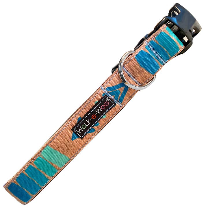 Tribal Teal (collar & accessories) for wholesale by Walk-e-Woo