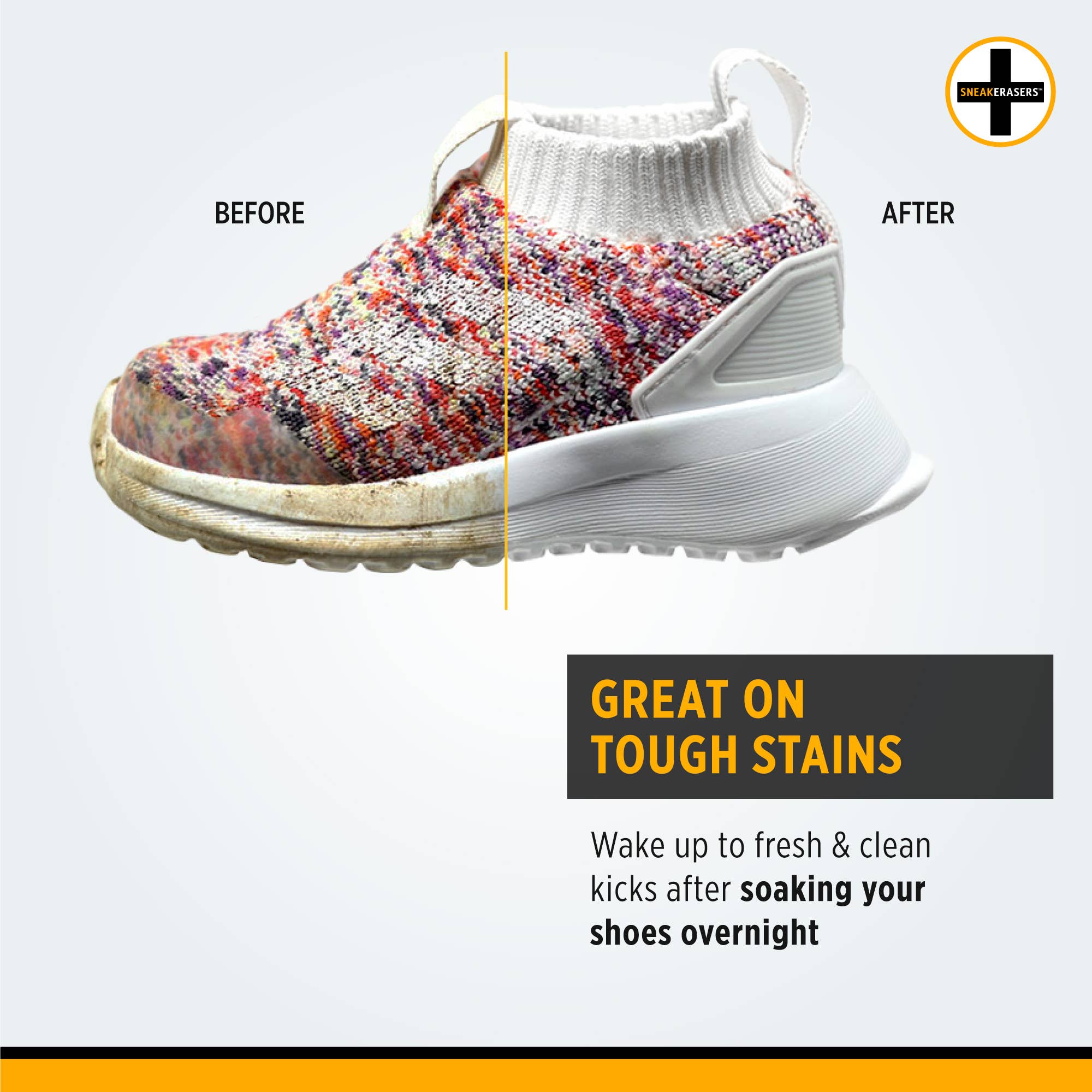 SneakERASERS - Wholesale Shoe Care Kits & Sets - SneakERASERS Soak - Easy Sneaker Detergent3