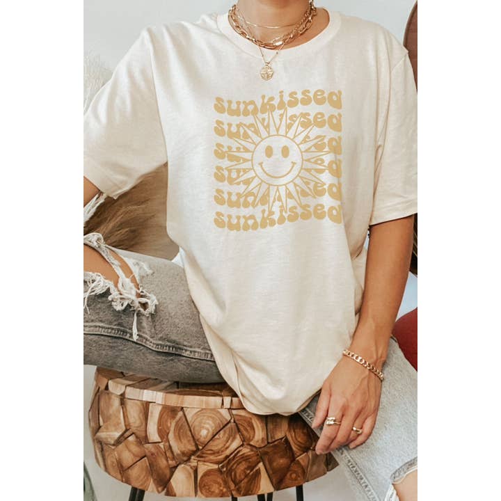 Sunkissed Summer Graphic Tee for wholesale by Bella Me