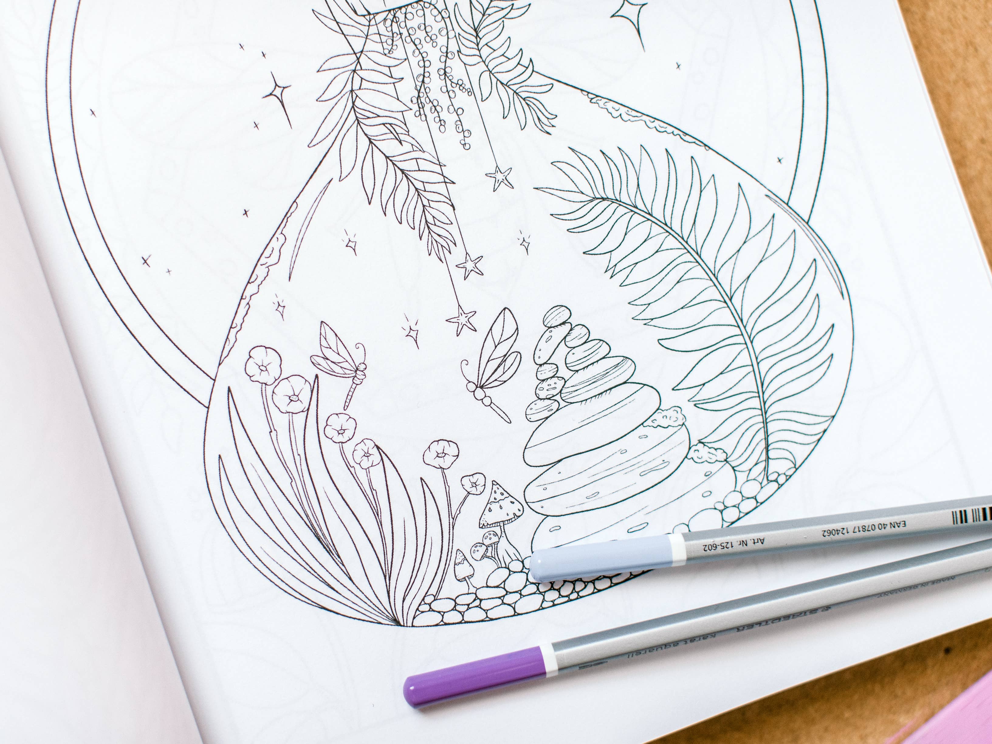 The Swimming Owl - Vente Livre de coloriage et d'activités pour adultes - Livre de coloriage Whimsical Woodland pour adultes et adolescents5