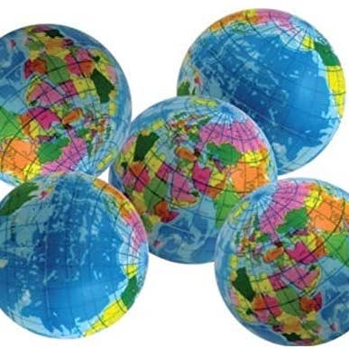 1 dozen 2.75" Globe Foam Balls for wholesale by Fantasia Inc.