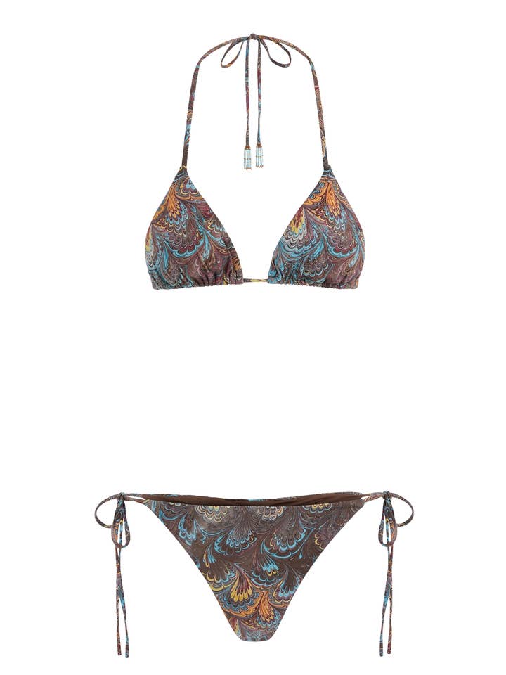 Dreieck-Bikini in Marmo für den Großhandel von Zemra Swim