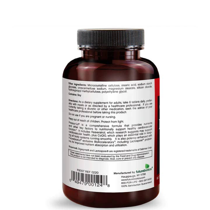 Futurebiotics – wholesale Oralt tillskott/Vitamin – Pressur-Lo4