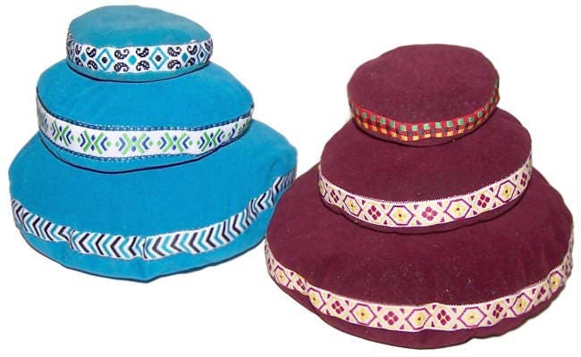 Ancient Wisdom - Vente Accessoire de méditation - Coussin en velours pour bol chantant - 7 cm3