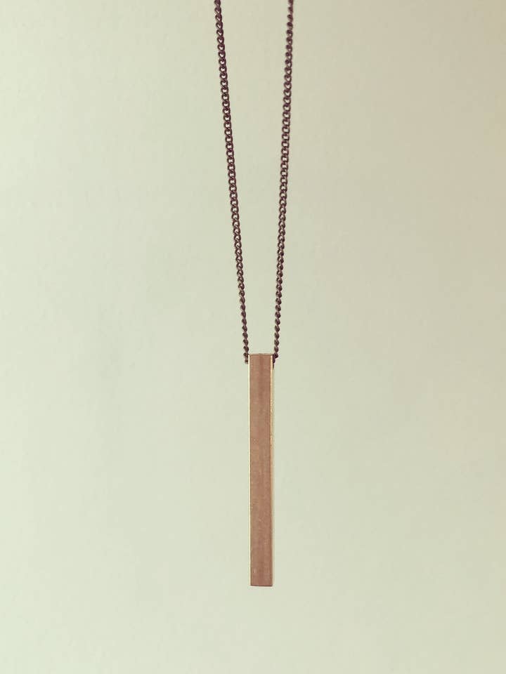 Pingente de latão cru/colar de charme Beatrice por atacado de darlings of denmark