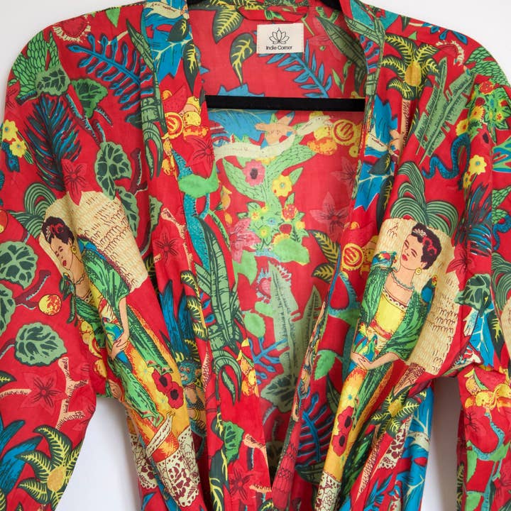 Baumwollkimono Frida Kahlo für den Großhandel von Indie Corner