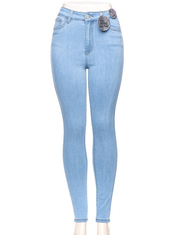 Röhrenjeans mit hoher Taille für den Großhandel von U Jeans