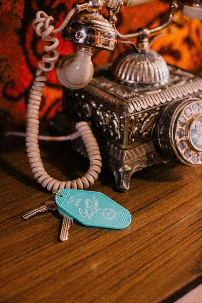 Gold St. Press - Wholesale Keychain - Unisex - End of the Road Motel Key Ring3