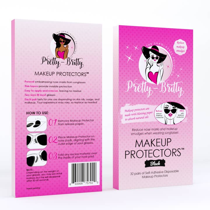 Pretty-Britty – Großhandel Make-up-Entferner – Pretty-Britty Make-up-Protektoren, Schwarz