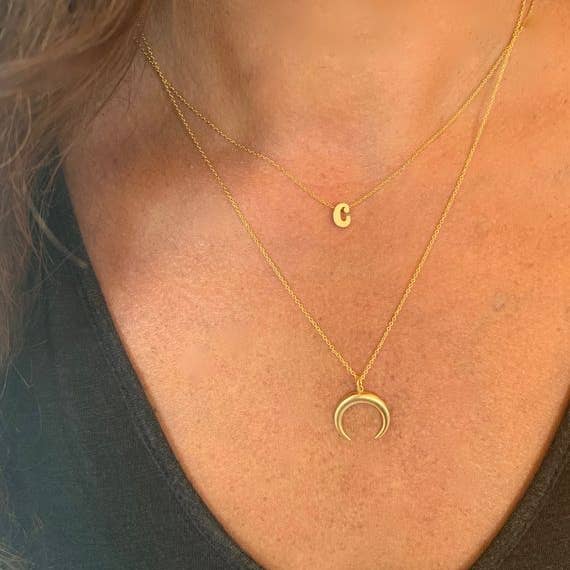 bubs & sass – wholesale Pendant/charm necklace – horn necklace1