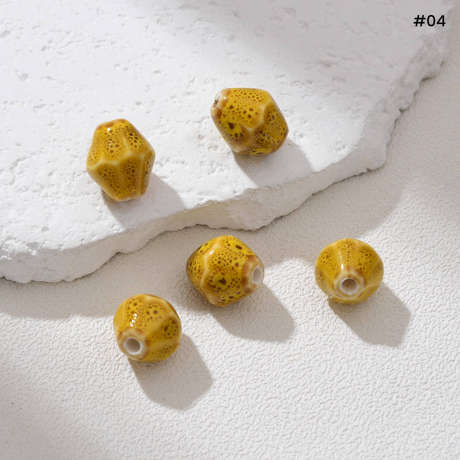 Beads Creation - Wholesale Beads - Diamond Ceramic Bead Sparkling Gemstone Spacer ORG2783