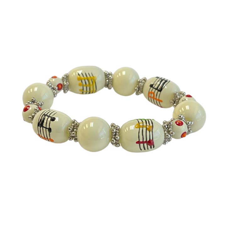 Fiona Accessories – wholesale Pärlarmband – Piano Music Note Beaded Armband, Skäl Lärare Gåvor4
