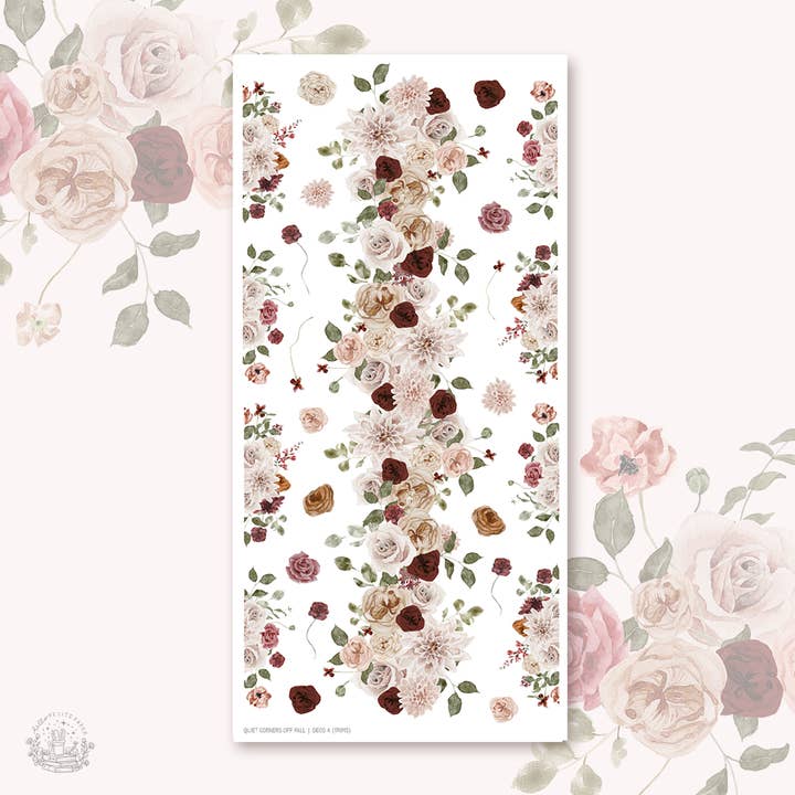 Quiet corners of Fall - Deco stickers 4 (floral trims) for wholesale by Hello Petite Paper