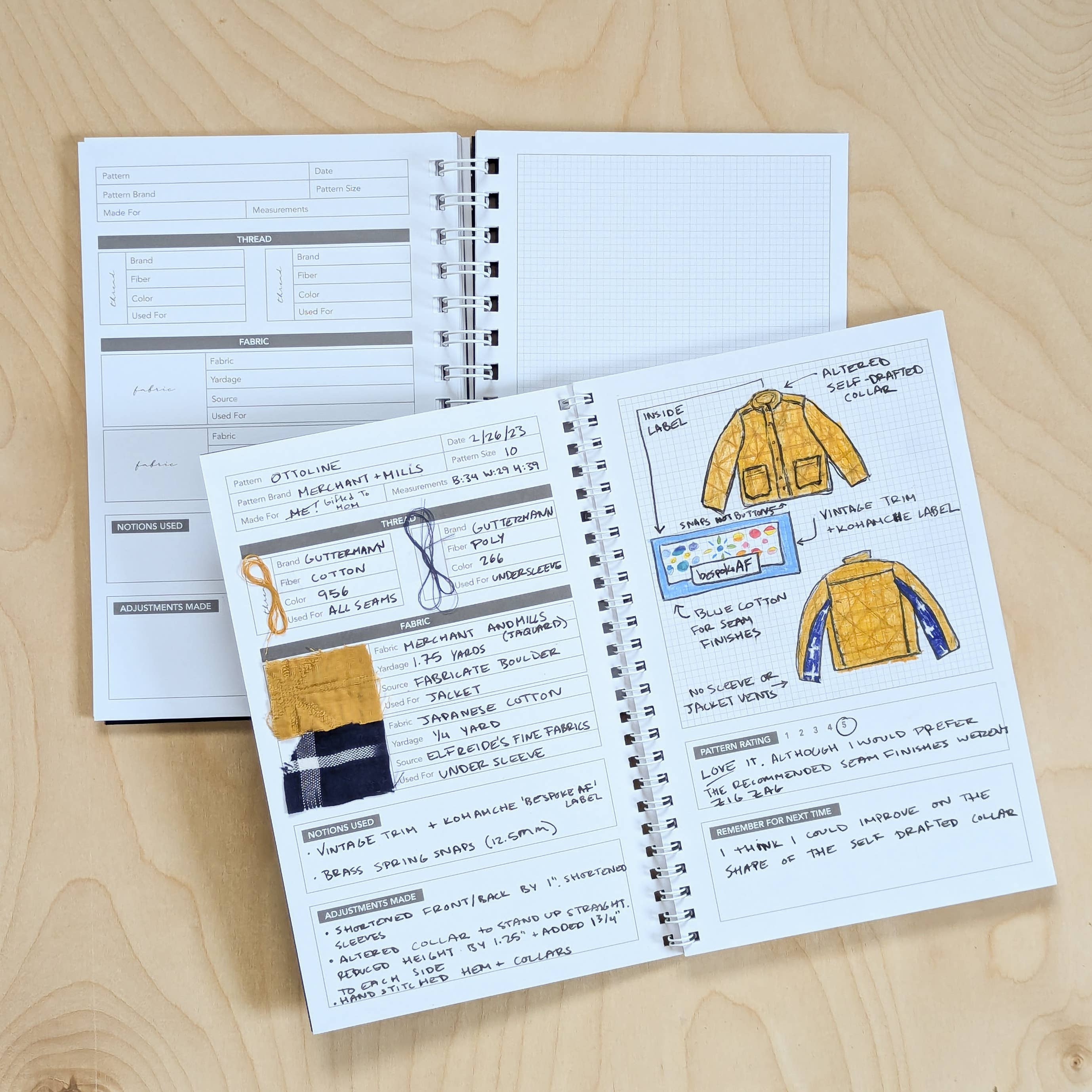 Kohamche - Vente Journal intime - Journal de couture6